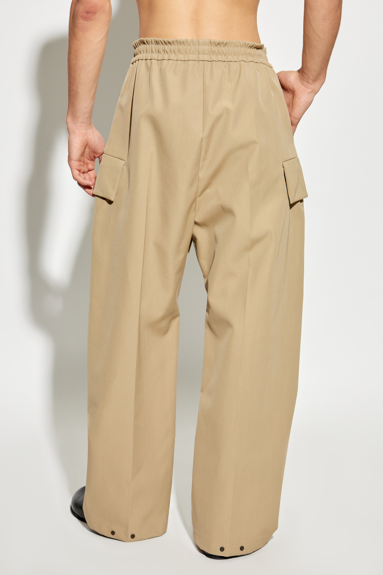 【DISCERNMENT】Fluffy Suede Cargo Pants DISCERNMENT (ディーサーメント) - フラフィースエードカーゴ